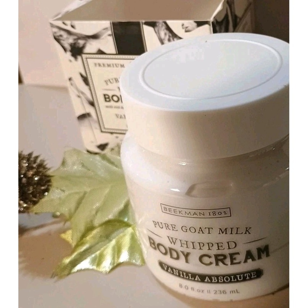 NEW Beekman 1802 Vanilla Absolute Whipped Body Cream Goat Milk 8 oz‎